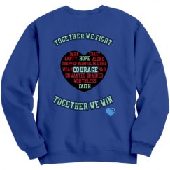 Unisex Film and Foil Crewneck Sweatshirt