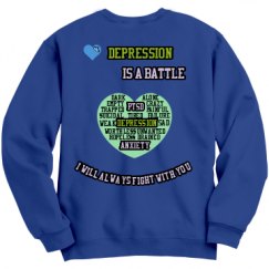 Unisex Film and Foil Crewneck Sweatshirt