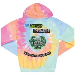 Unisex Tie-Dye Fleece Hoodie