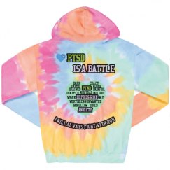 Unisex Tie-Dye Fleece Hoodie