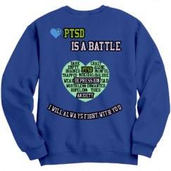 Unisex Film and Foil Crewneck Sweatshirt