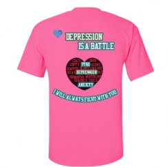 Unisex Ultra Cotton Safety Neon Crewneck Tee