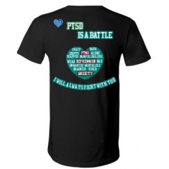 Unisex V-Neck Jersey Tee