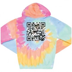 Unisex Tie-Dye Fleece Hoodie