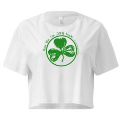 Ladies Festival Cali Crop Top Tee