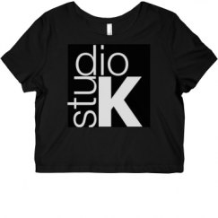 Ladies Slim Fit Crop Top Tee