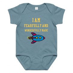 Psalm 139:14 Onesie for Boys