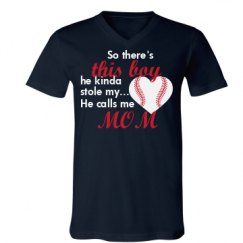 Unisex V-Neck Jersey Tee