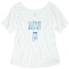 Ladies Flowy Slouchy Tee