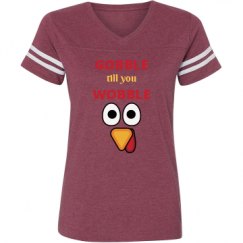 Ladies Relaxed Fit Vintage Sports Tee