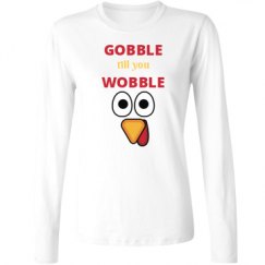 Ladies Relaxed Fit Basic Long Sleeve Tee