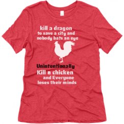 Ladies Relaxed Fit Super Soft Triblend Tee