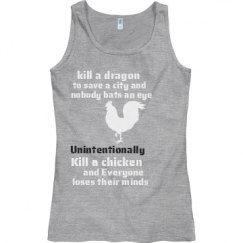 Ladies Semi-Fitted Basic Promo Tank