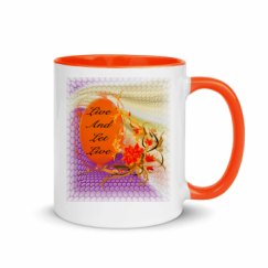 11oz Ceramic Mug with Color Inside