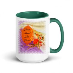 15oz Ceramic Mug with Color Inside