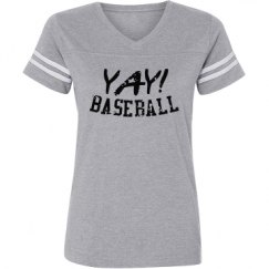 Ladies Relaxed Fit Vintage Sports Tee