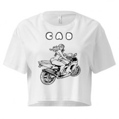 Ladies Festival Cali Crop Top Tee