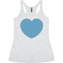 Ladies Slim Fit Super Soft Racerback Triblend Tank