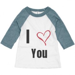 Toddler 3/4 Sleeve Raglan Tee