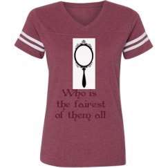 Ladies Relaxed Fit Vintage Sports Tee