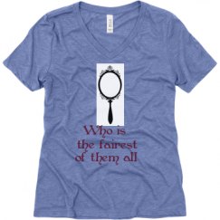 Ladies Relaxed Fit Super Soft Triblend V-Neck Tee