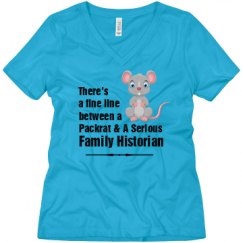 Ladies Relaxed Fit V-Neck Tee