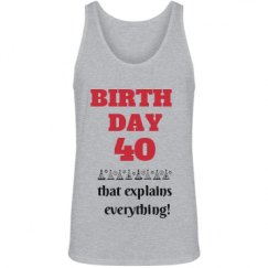 Unisex Jersey Tank Top