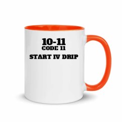 11oz Ceramic Mug with Color Inside