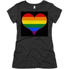 Ladies Slim Fit Super Soft Triblend Tee