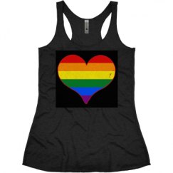 Ladies Slim Fit Super Soft Racerback Triblend Tank