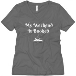 Ladies Relaxed Fit V-Neck Tee