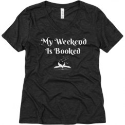 Ladies Relaxed Fit Super Soft Triblend V-Neck Tee