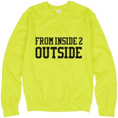 Unisex Neon Crewneck Sweatshirt