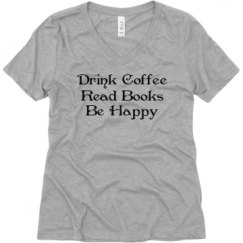 Ladies Relaxed Fit V-Neck Tee