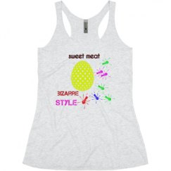Ladies Slim Fit Super Soft Racerback Triblend Tank