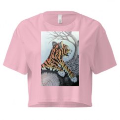 Ladies Festival Cali Crop Top Tee