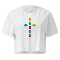 Ladies Festival Cali Crop Top Tee