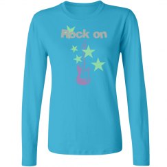 Rock on long sleeve top