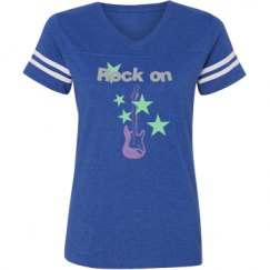 Ladies Relaxed Fit Vintage Sports Tee