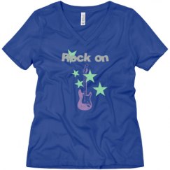 Ladies Relaxed Fit V-Neck Tee