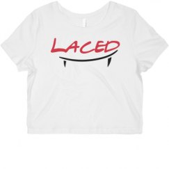 Ladies Slim Fit Crop Top Tee