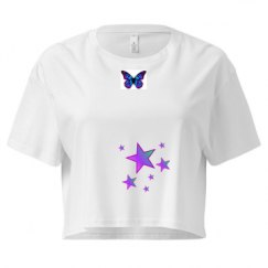 Ladies Festival Cali Crop Top Tee