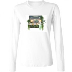 Ladies Relaxed Fit Basic Long Sleeve Tee