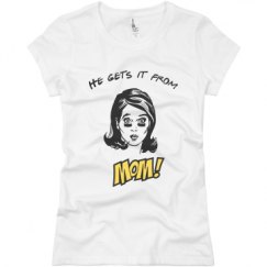 Ladies Slim Fit Basic Promo Jersey Tee