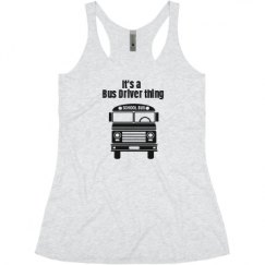 Ladies Slim Fit Super Soft Racerback Triblend Tank