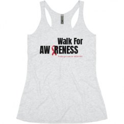 Ladies Slim Fit Super Soft Racerback Triblend Tank