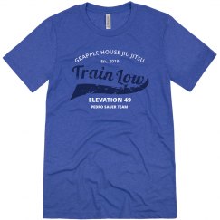 Train Low Navy/White on Blue