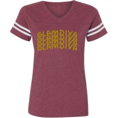 Ladies Relaxed Fit Vintage Sports Tee