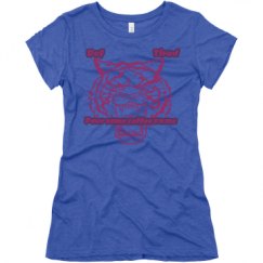 Ladies Slim Fit Super Soft Triblend Tee