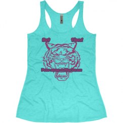 Ladies Slim Fit Super Soft Racerback Triblend Tank